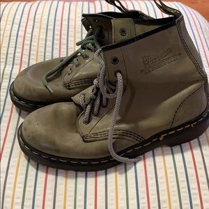 Unique Army Green Dr. Martens